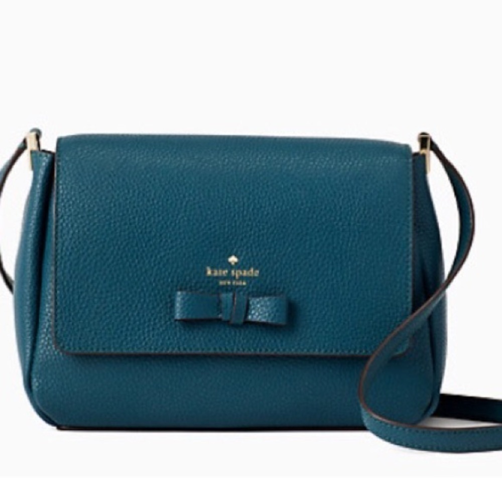 Kate Spade Teal Leather Crossbody Bag